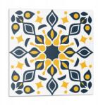 Wallfluent Falicsempe öntapadós Vinyl virágmintás szimmetria 9 db 30x30 cm (010310410010000283135)