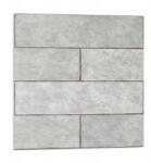Wallfluent Öntapadós Vinil Csempe Előszobába Tégla minta 3D elrendezésben 9x30x30 (010310410010000276756)