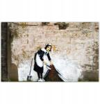 ZeSmakiem Fotótapéták 520x318 Banksy Szobalány Grafiti (H5031M_TV5BC_520x318cm ODS)