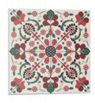 Wallfluent Falicsempe öntapadós Vinyl virágmintás szimmetria 9 db 30x30 cm (010310410010000282990)