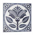 Wallfluent Falicsempe öntapadós Vinyl Virágmintás kerámia 9 db 30x30 cm (010310410010000283061)