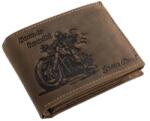  Prémium bőr pénztárca - chopper motor mintával (CHOP1021)