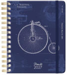 Planall Határidőnapló PLANALL Classic B/5 heti spirálos keményfedelű gumis Blueprint 2027 (7540221000) - robbitairodaszer