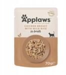 Applaws Macskaeledel Csirkemell vadrizzsel húslevesben 70g Applaws