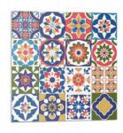 Wallfluent Vinil csempe öntapadós mozaik minták négyzetekben 9 db 30x30 cm (010310410010000282946)
