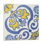 Wallfluent Vinil Csempe Nyomtatott Virágmintás Díszítéssel 9 db 30x30 cm (010310410010000283181)
