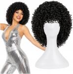 Korbi Női Paróka Haj Rövid Göndör Fürtök Fekete Afro Cosplay Jelmez W15 (W15)