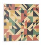Wallfluent Fali csempe öntapadós Vinyl Absztrakt geometriai minta 9x30x30 (010310410010000281902)