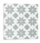 Wallfluent Vinil öntapadós csempe Geometrikus virágminták 9 db 30x30 cm (010310410010000057113)
