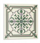 Wallfluent Vinil csempe öntapadós virágmintás díszekkel 9 db 30x30 cm (010310410010000283077)