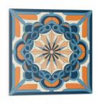 Wallfluent Fali Pvc csempe öntapadós mandala minta virág motívummal 9x30x30 (010310410010000282987)