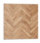 Wallfluent Vinil Csempe Grafikával Fürdőszobába Halszálka mintás Deszka 9 db 30x30 cm (010310410010000276723)