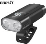 Boruit LD12 első kerékpárlámpa 2 leddel, 1050 lumennel és 100 méter hatótávval