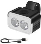 Boruit L6 első kerékpárlámpa 300 lumen fényerővel és beépített akkuval