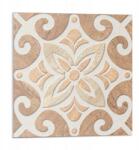 Wallfluent Vinil Öntapadós Csempe Virágmintás Díszítéssel 9 db 30x30 cm (010310410010000283222)
