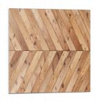 Wallfluent Dekoratív Vinil Fali Csempe Deszka Minta ferde elrendezésben 9x30x30 (010310410010000283313)