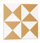 Wallfluent Vinil csempe öntapadós geometrikus háromszög minta 9 db 30x30 cm (010310410010000282928)