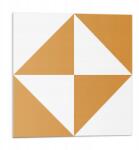 Wallfluent Vinil csempe öntapadós geometrikus háromszögek négyzetekben 9x30x30 (010310410010000282953)