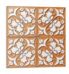 Wallfluent Fali Pvc csempe öntapadós virág motívumokkal 9 db 30x30 cm (010310410010000283117)