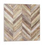 Wallfluent Nyomott mintás vinil öntapadós csempe halszálka mintás 9x30x30 (010310410010000074178)