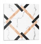 Wallfluent Vinil öntapadós csempe Geometrikus márvány minták 9 db 30x30 cm (010310410010000276759)