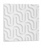 Wallfluent Esztétikus Vinil Fali Csempe Nyomtatott Hullámok 3D rétegekben 9x30x30 (010310410010000276171)