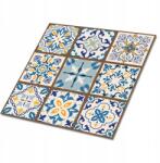Dywanomat Fali Dekoráció Pvc Csempe Mintával Szoba Arab patchwork. 9x30x30 cm (010310410010000020978)
