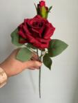 7&7 Műrózsa bimbóval, piros, 46 cm (KUN-125B)