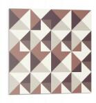 Wallfluent Öntapadós csempe Vinyl geometrikus minta háromszögekkel 9 db 30x30 cm (010310410010000282930)