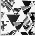 Wallfluent Vinil Csempe Grafikával Fürdőszobába Háromszög geometria mintával 9x30x30 (010310410010000276188)