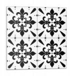 Wallfluent Fali Pvc csempe öntapadós virág motívumokkal 9 db 30x30 cm (010310410010000276189)