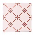 Wallfluent Vinil Dekoráció Fali Csempe Irodába Stílusos virágmintás 9x30x30 (010310410010000276742)