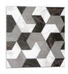 Wallfluent Falicsempe öntapadós Vinyl Geometrikus csempe minta 9 db 30x30 cm (010310410010000283256)