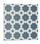 Wallfluent Dekoratív Vinil Fali Csempe Virágmintás Kockás 9 db 30x30 cm (010310410010000282974)