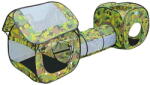  L44B1 Cort pentru copii: tunel și căsuță (model camuflaj) Cort