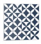 Wallfluent Vinil öntapadós csempe a konyhába Geometrikus virágmintás 9x30x30 (010310410010000283305)