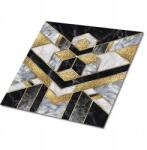 Dywanomat Nyomott mintás csempe öntapadós vinil geometrikus illúzió. 9x30x30 cm (010310410010000020916)