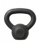 HMS Kettlebell súlyzó öntöttvas terhelés edzéshez 4 kg KZG04 Hms fekete (17-64-010)