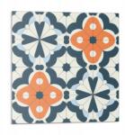 Wallfluent Fali Pvc csempe öntapadós virágmintás csempe 9 db 30x30 cm (010310410010000283139)