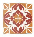 Wallfluent Fali Pvc csempe öntapadós szimmetrikus növényi mintás 9 db 30x30 cm (010310410010000283103)