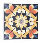 Wallfluent Fali Dekoráció Pvc Csempe Szoba Mintával Virágos mandala minta 9x30x30 (010310410010000283090)