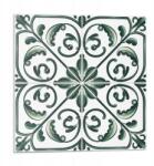 Wallfluent Vinil csempe öntapadós növényi mintás díszekkel 9 db 30x30 cm (010310410010000283057)