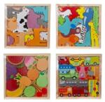 Swede Fa puzzle MIX 170x170 mm gyerekeknek 36m+ 1 db (układanka drewniana mix)