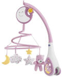 Chicco Next 2 Dreams 3in1 zenélő kiságyforgó és éjszakai fény - rózsaszín