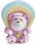 Chicco Rainbow Bear szivárványfényes zenélő projektor - rózsaszín