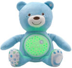 Chicco Baby Bear zenélő plüss maci projektor és éjszakai fény - kék