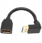  Kábel Hosszabbító Adapter Csatlakozó Displayport-displayport 8K DP1.4 60HZ (PPOIC0016)