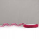  Szalag, organza szalag Sötét rózsaszín, 7 mm x 25 m (wst/46-1)