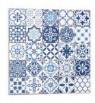 Wallfluent Fali Pvc csempe öntapadós geometrikus csempe minták 9 db 30x30 cm (010310410010000276178)