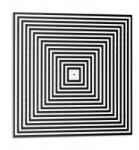 Wallfluent Öntapadós csempe Vinyl Koncentrikus vonalak négyzetekben 9 db 30x30 cm (010310410010000283254)